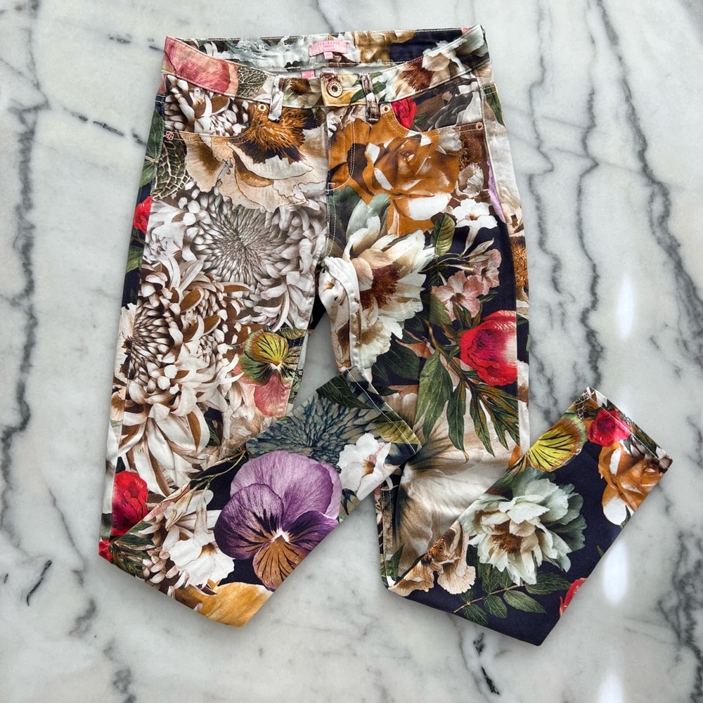 Ted Baker Floral Jeans